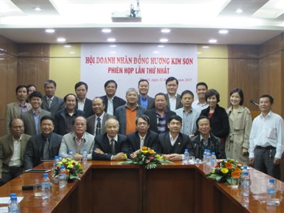 Phiên họp thứ nhất Ban liên lạc Câu lạc bộ doanh nhân đồng hương Kim Sơn.